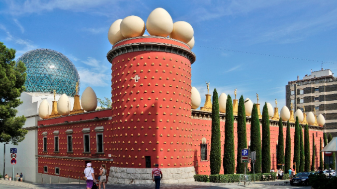 Galatea Tower. Headquarters of het Dali Foundation.Figueres