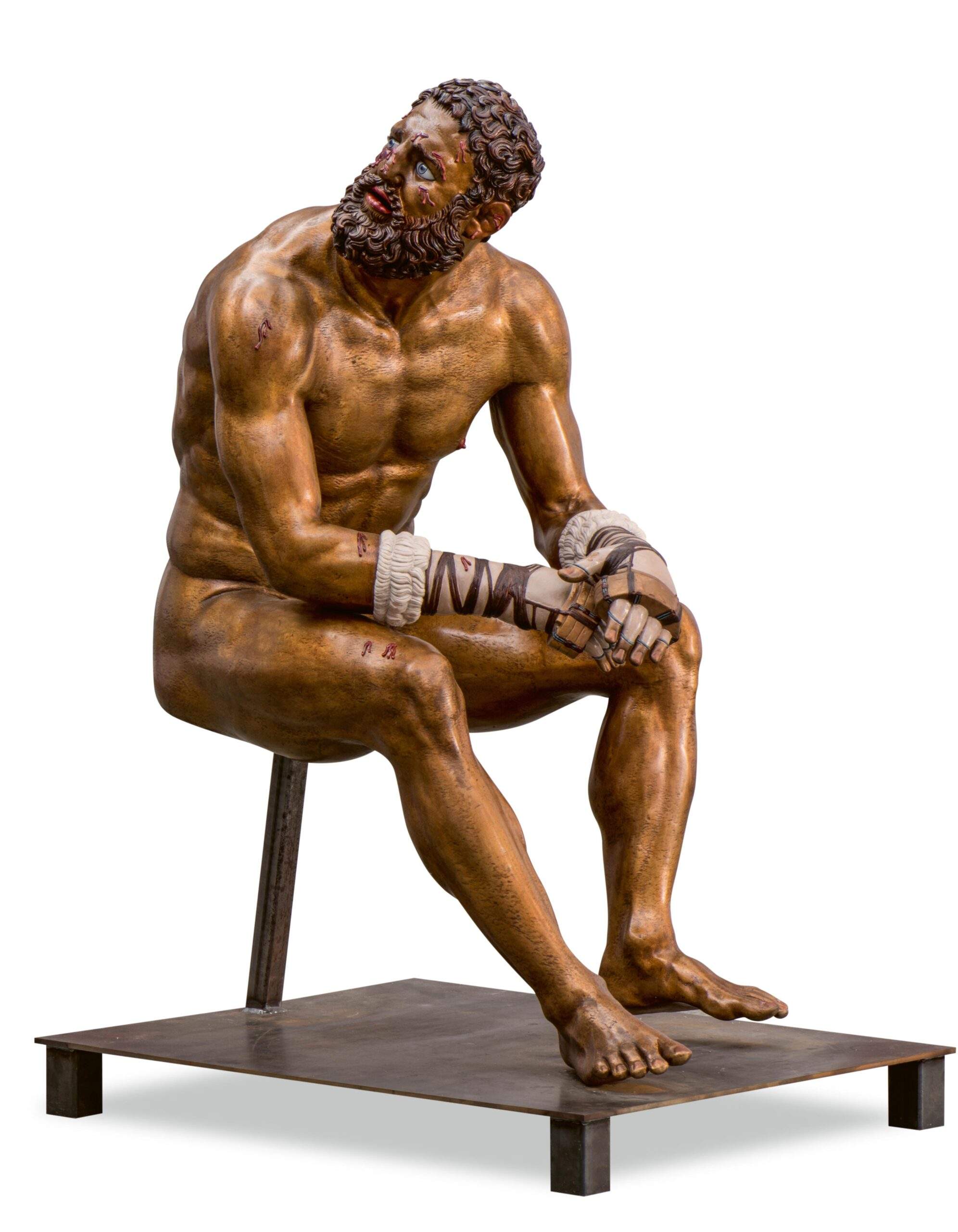 Foto 9 DOIK – Reconstructie van een bronzen beeld van een bokser